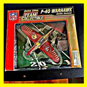 *30off3* 🏈 NWT. 1:48 Scale Die - Cast Warhawk SF 49ers NFL Team Collectible.
